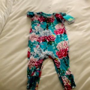 Never been worn posh peanut ruffled romper